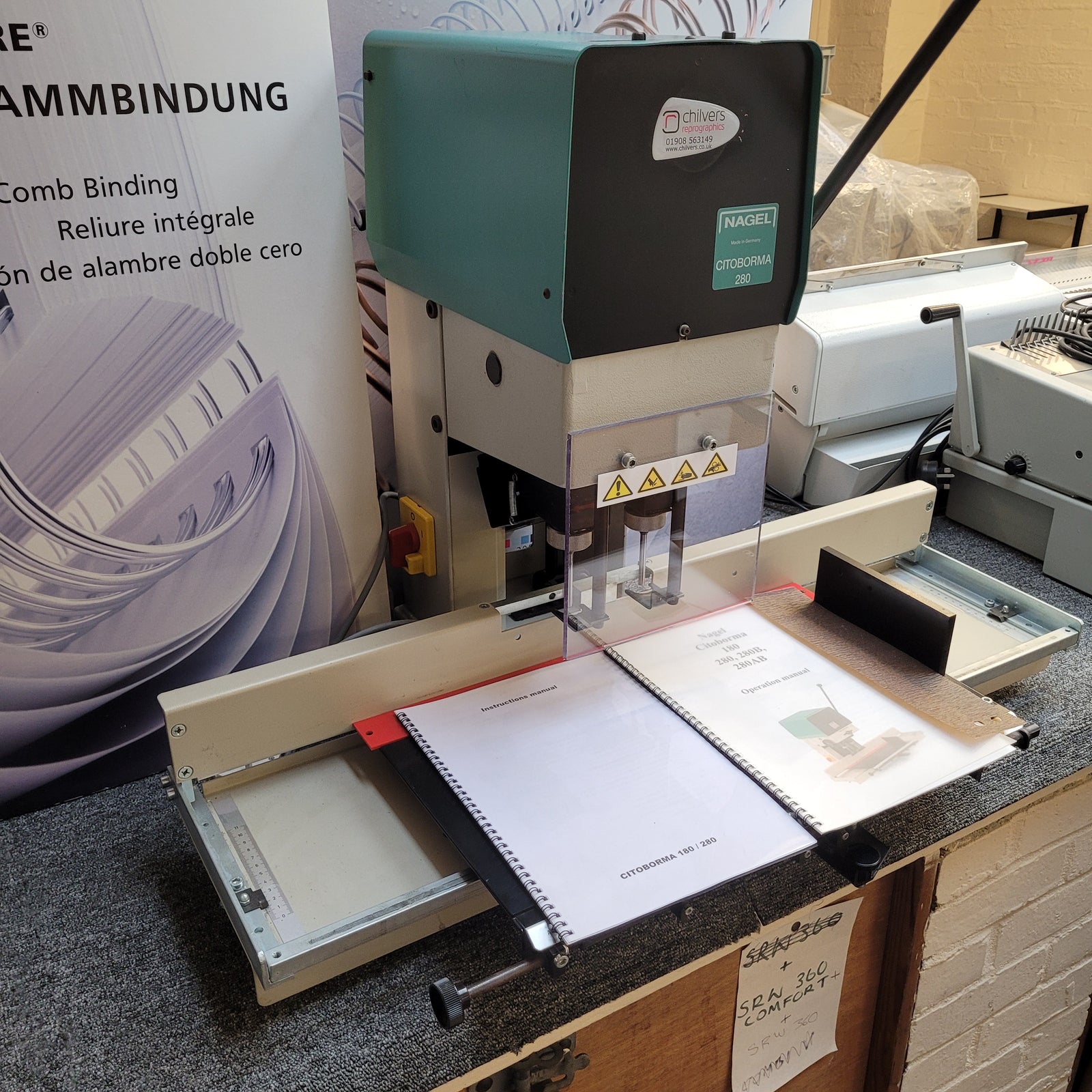 Used / Pre-owned Nagel 280 Twin Spindle Paper Drill