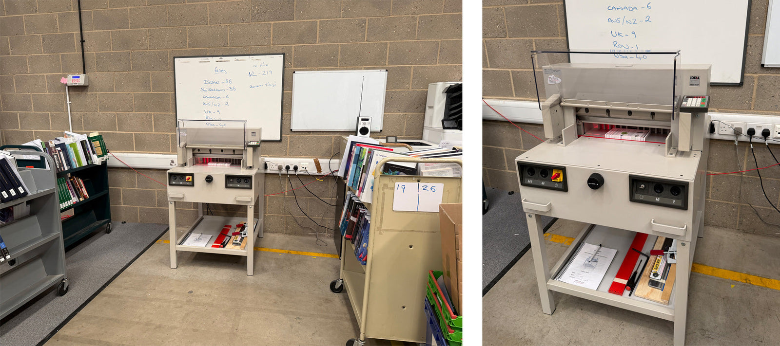 Used IDEAL 4850-95 EP Guillotine Delivery & Installation