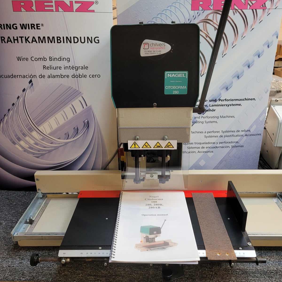 Used / Pre-owned Nagel 280 Twin Spindle Paper Drill