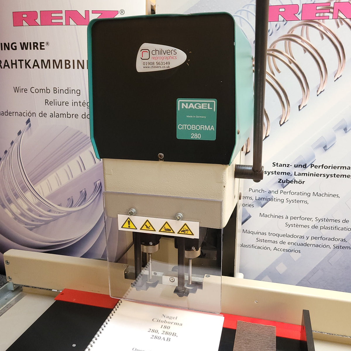 Used / Pre-owned Nagel 280 Twin Spindle Paper Drill