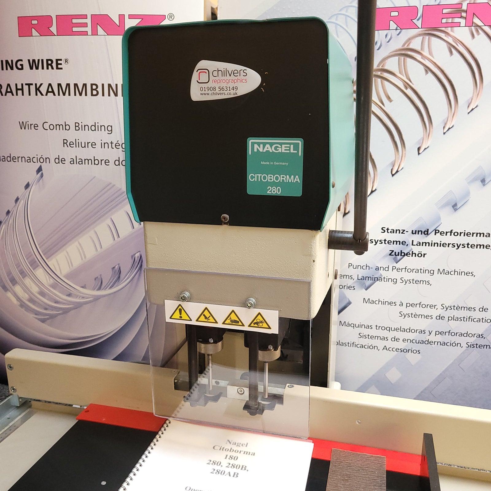 Used / Pre-owned Nagel 280 Twin Spindle Paper Drill