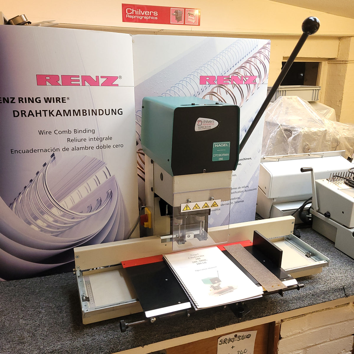 Used / Pre-owned Nagel 280 Twin Spindle Paper Drill