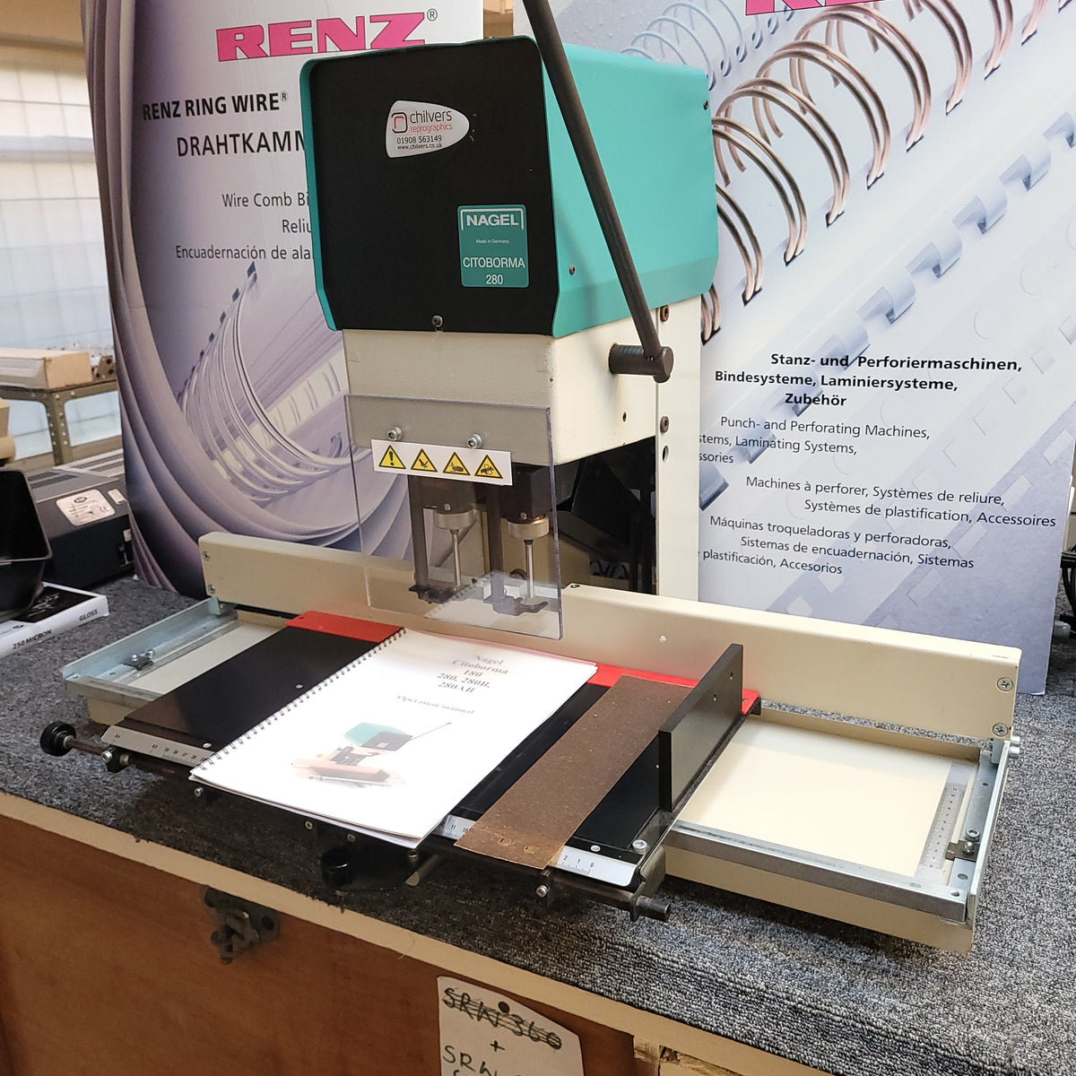 Used / Pre-owned Nagel 280 Twin Spindle Paper Drill