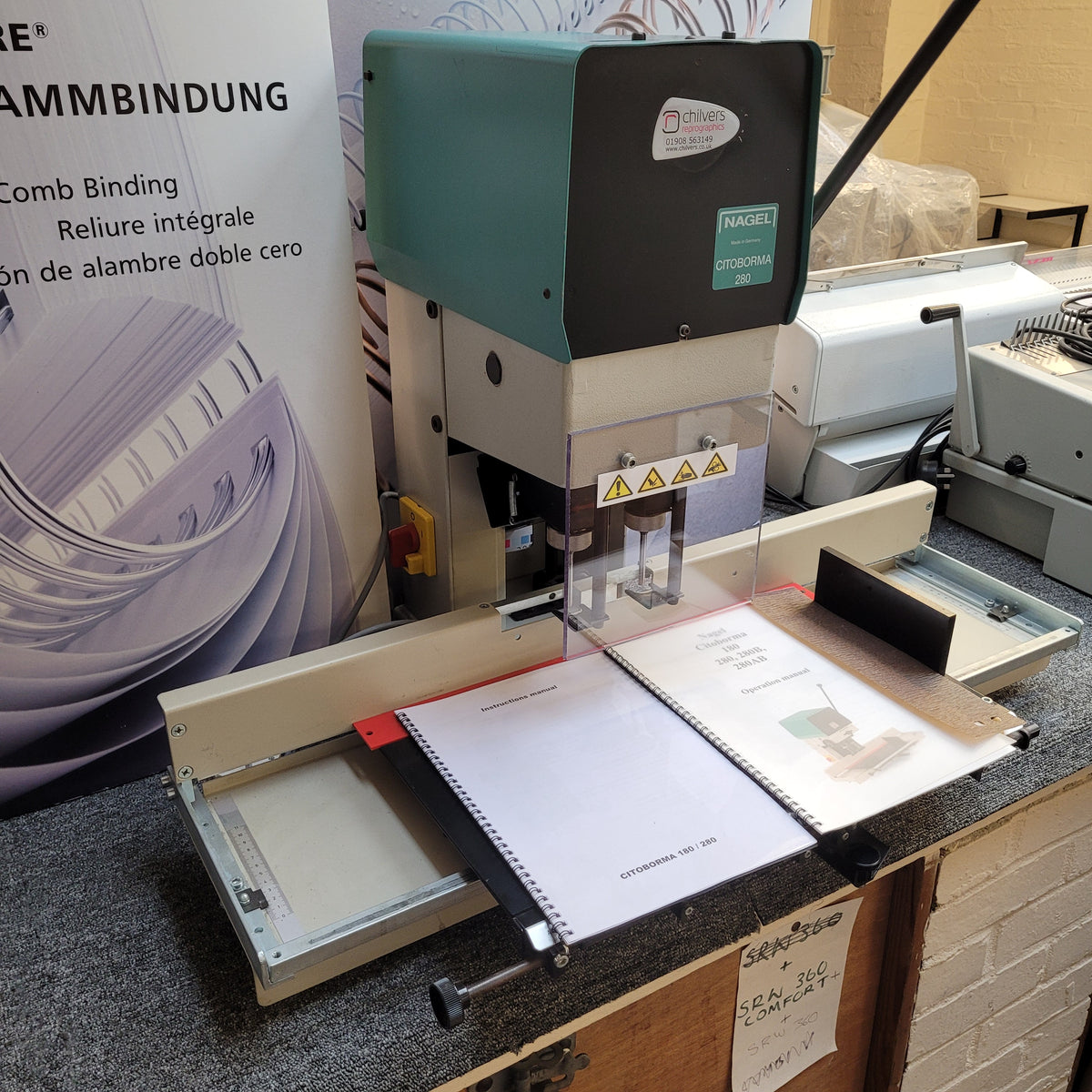 Used / Pre-owned Nagel 280 Twin Spindle Paper Drill