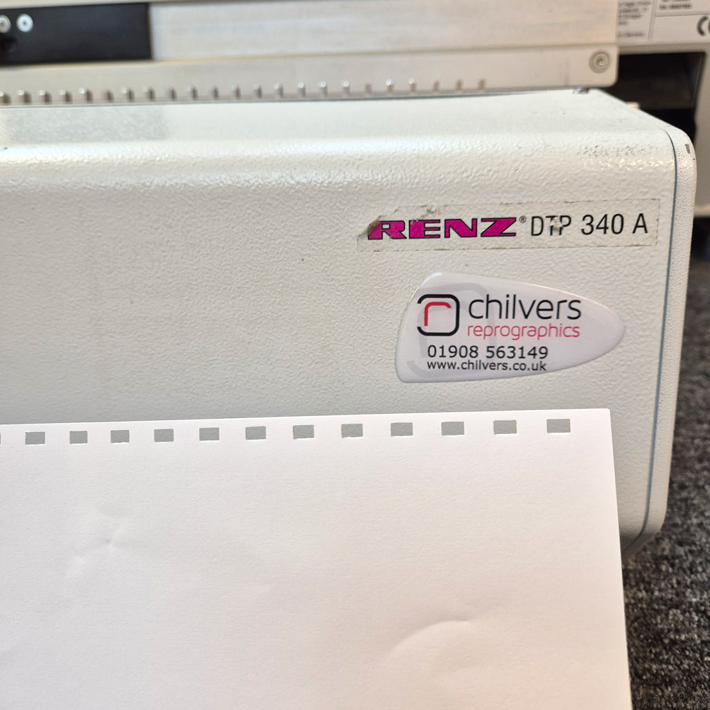 Used / Pre-owned Renz DTP-340A 2:1 Wire Binder