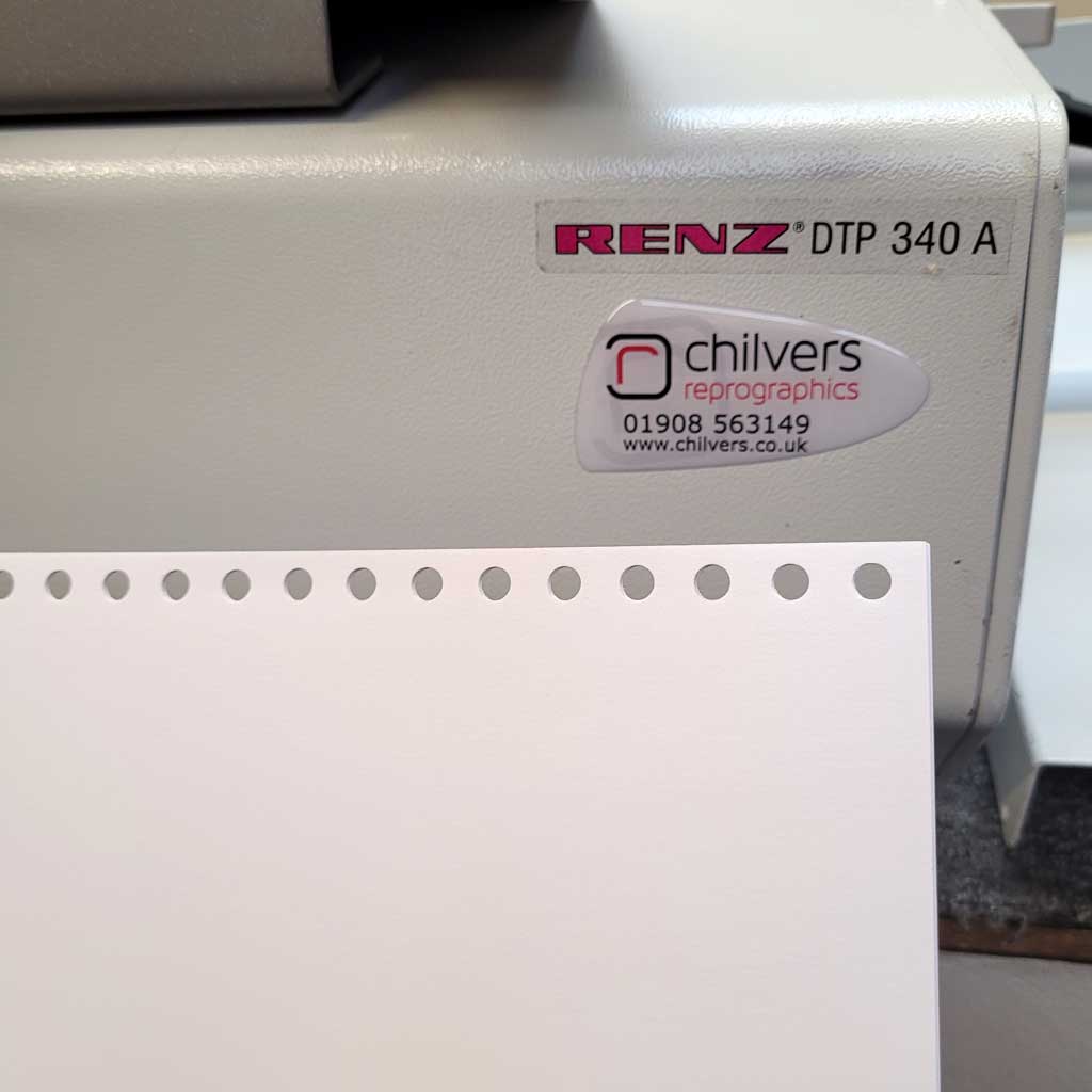 Used / Pre-owned Renz DTP-340A Wire Binder with 2:1 Round Hole Die