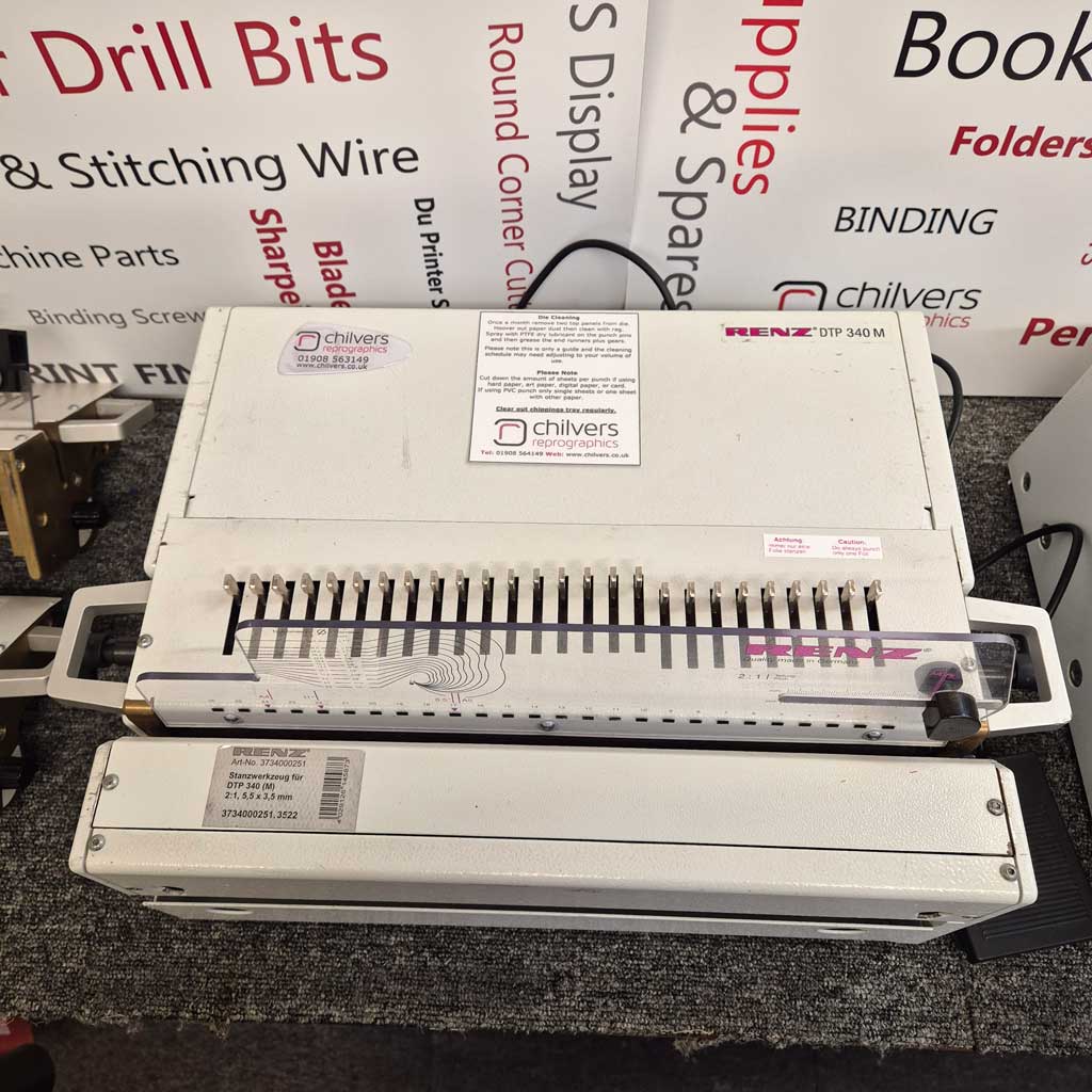 Used / Pre-owned Renz DTP-340M with 2:1 Oblong Die