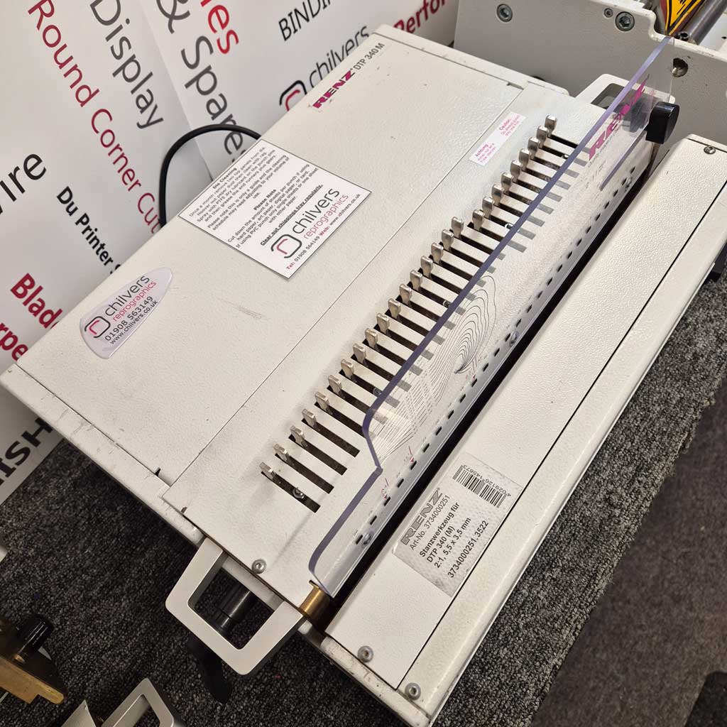 Used / Pre-owned Renz DTP-340M with 2:1 Oblong Die