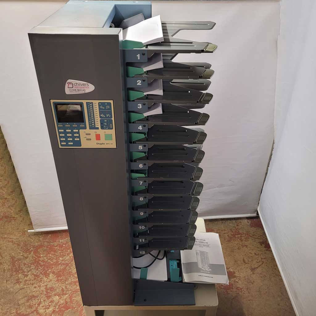Used / Pre-owned Duplo DFC-12 Collator