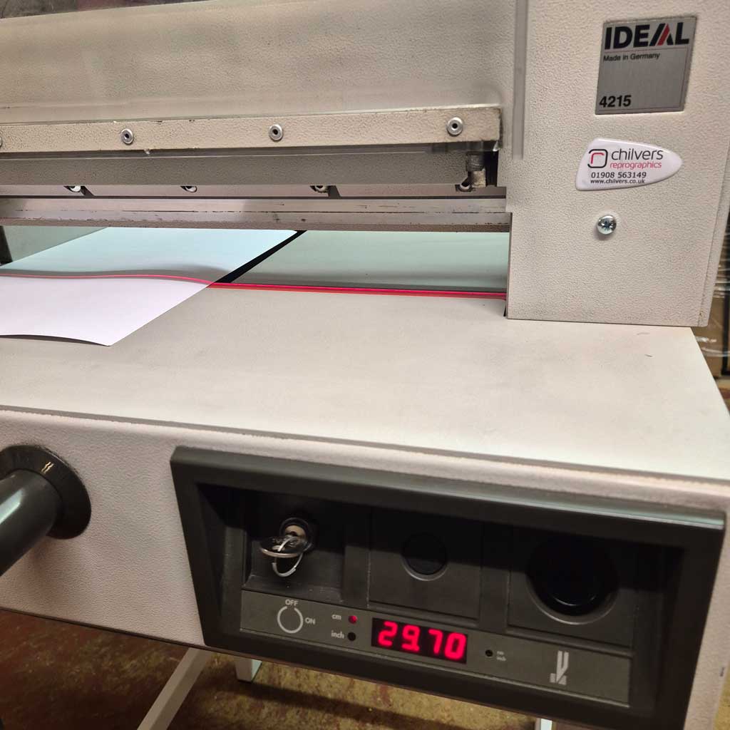 Used / Pre-owned Ideal 4215 Electric Guillotine