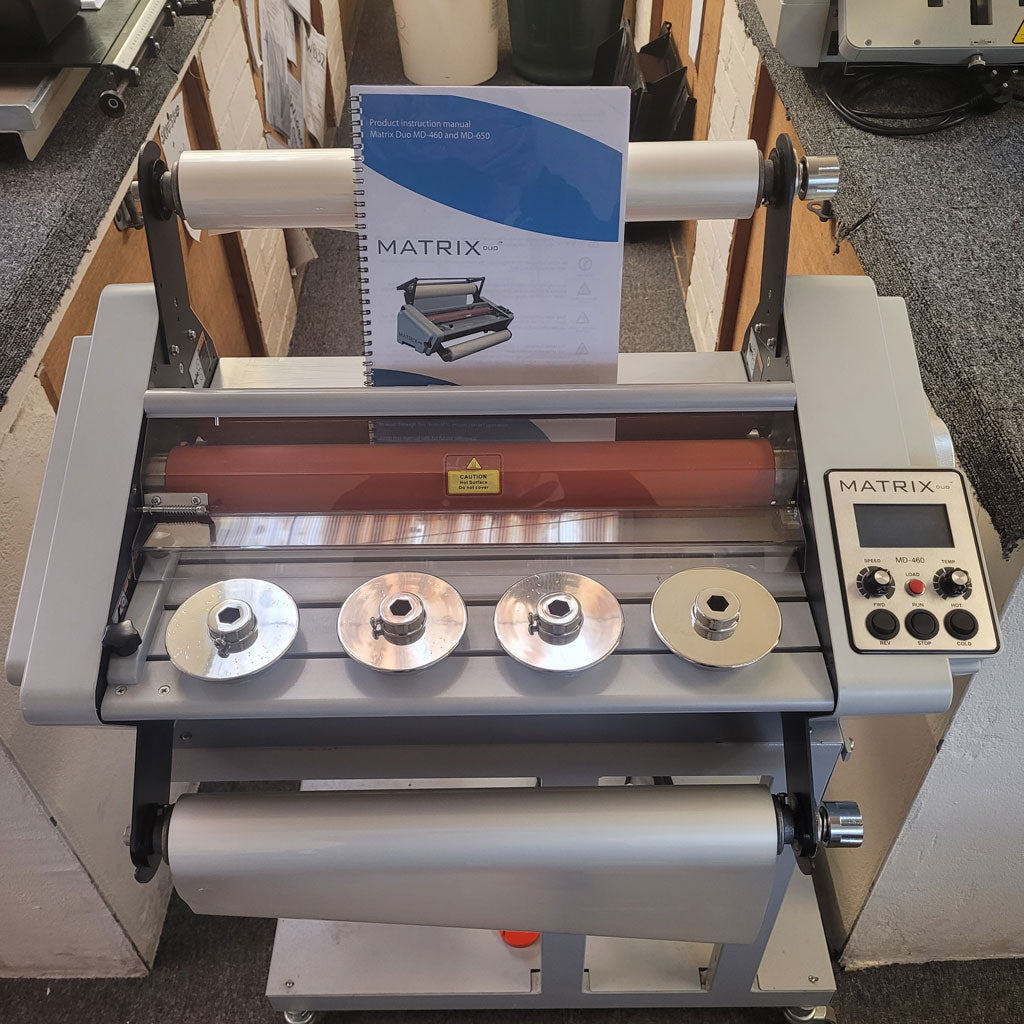 Used / Pre-owned Matrix Duo 460 Roll Laminator
