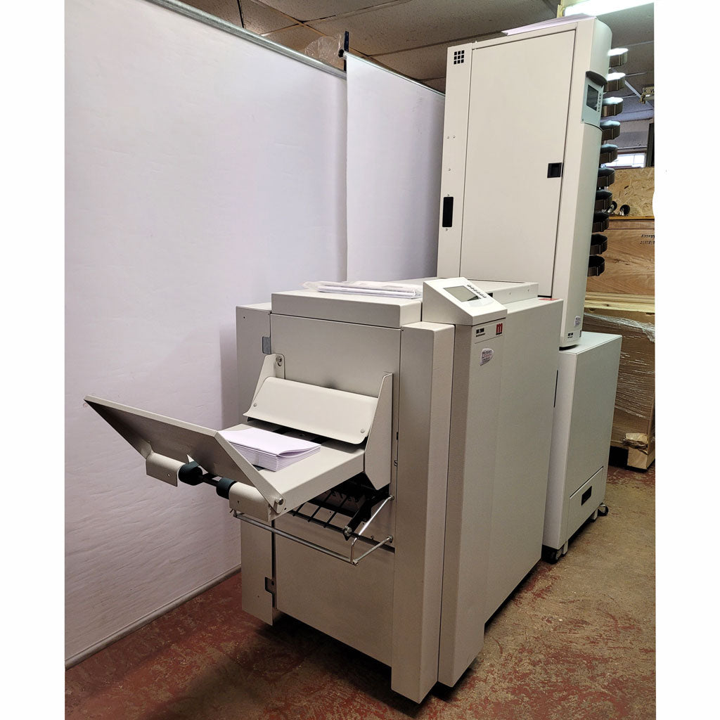 Used / Pre-owned Morgana ACF-510 Airfeeder Collator &amp; BM2000 Booklet Maker System