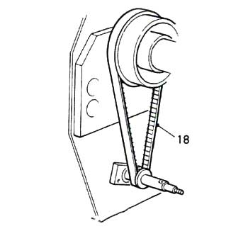Morgana FSN Numberer Timing Belt (No 18) - 607-001