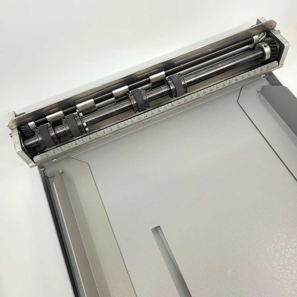 Used / Pre-owned Morgana Junior Perforating Unit & Delivery Tray