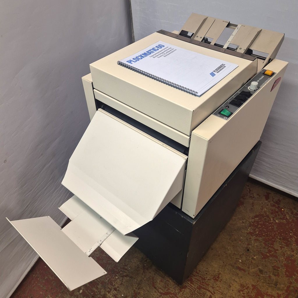 Used / Pre-owned Plockmatic 60 Booklet Maker (Bench Top)