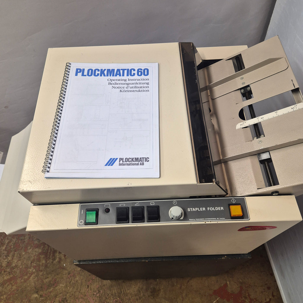 Used / Pre-owned Plockmatic 60 Booklet Maker (Bench Top)