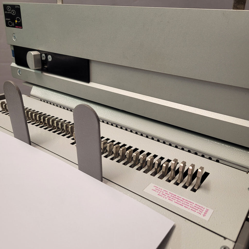 Used / Pre-owned Renz DTP-340A 3:1 Wire Binder