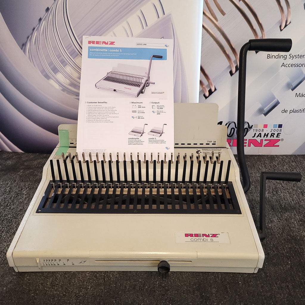 Used / Pre-owned Renz Combi S Comb Binder