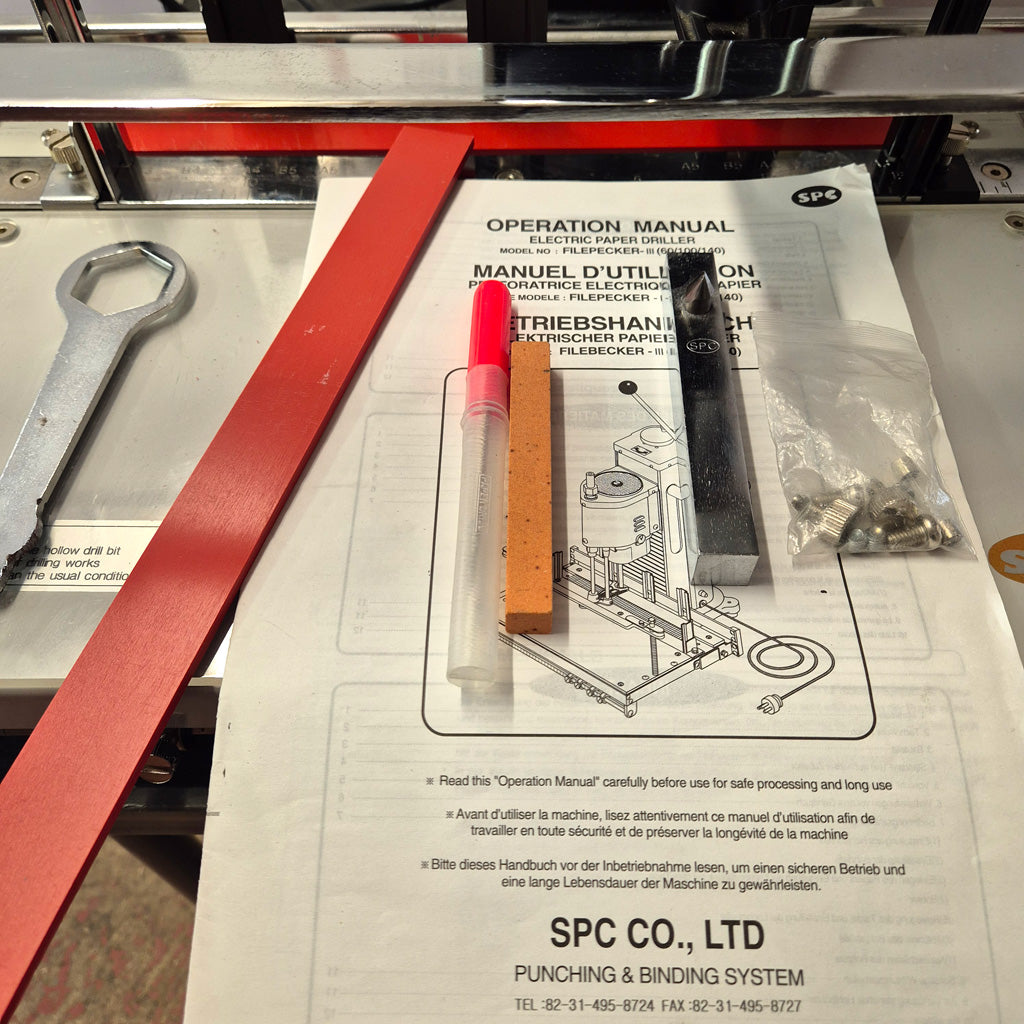 Used / Pre-owned SPC Filepecker 100 Paper Drill