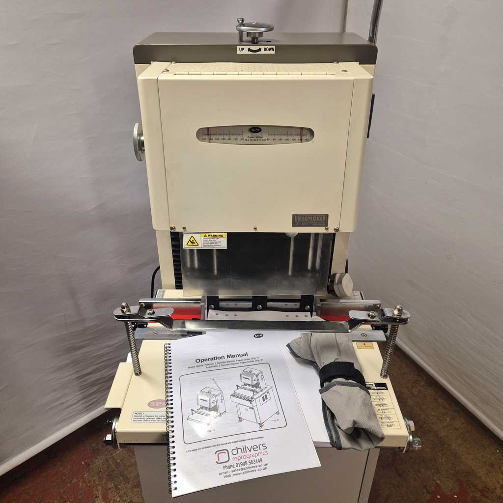 Used / Pre-owned SPC 4 (100) Twin Spindle Paper Drill