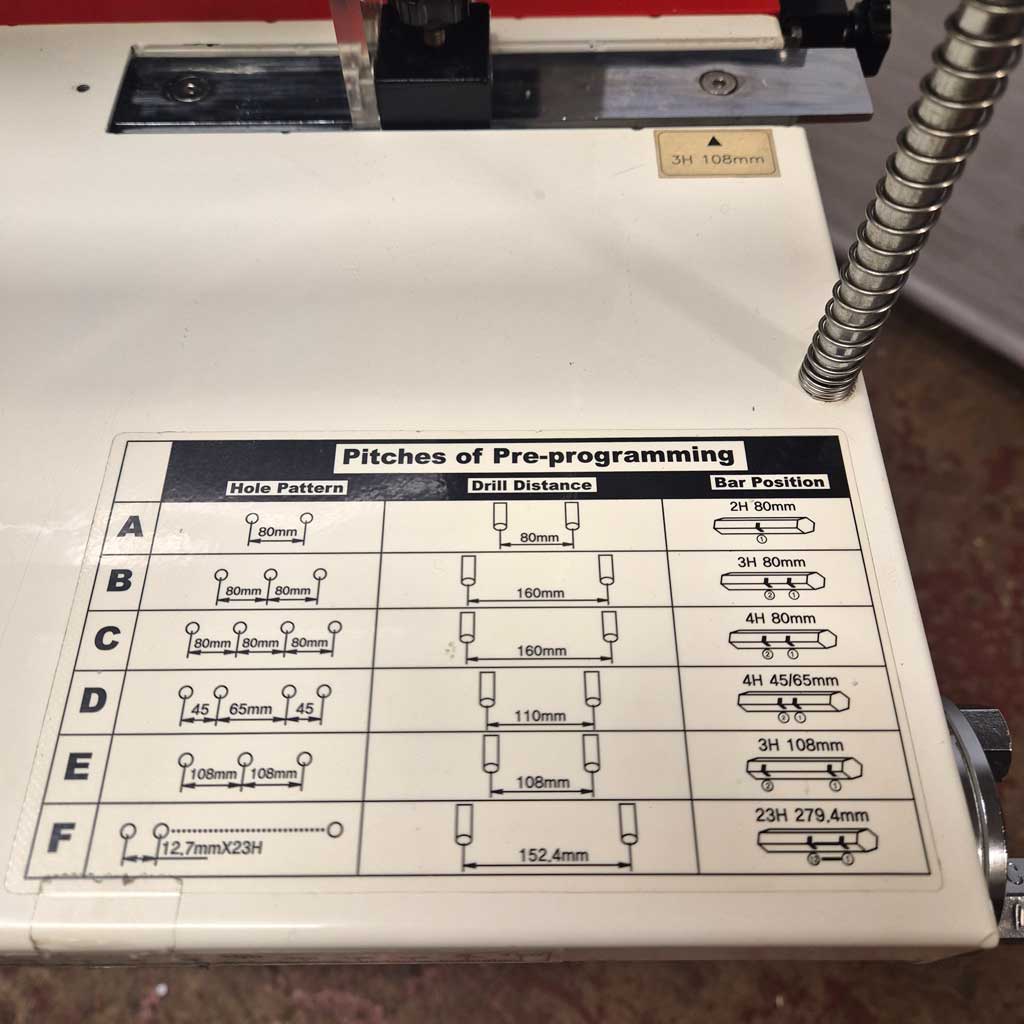 Used / Pre-owned SPC 4 (100) Twin Spindle Paper Drill