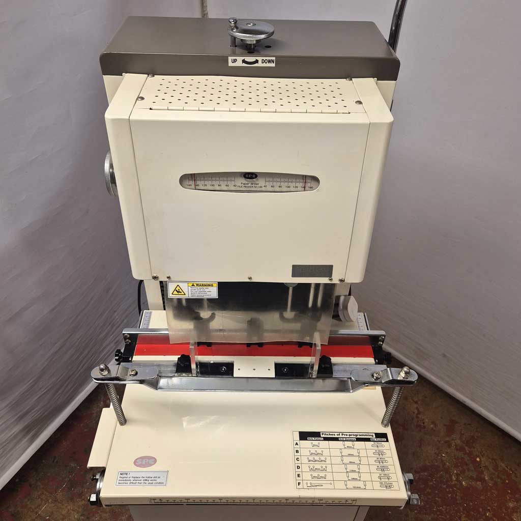 Used / Pre-owned SPC 4 (100) Twin Spindle Paper Drill