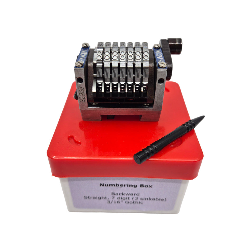 Ryobi Numbering Boxes