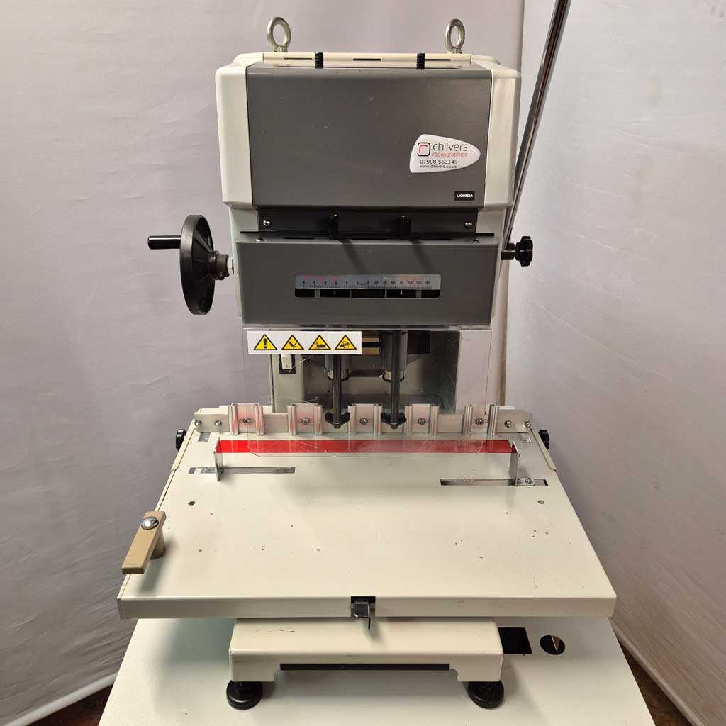 Used / Pre-owned Uchida VS200 Twin Spindle Paper Drill