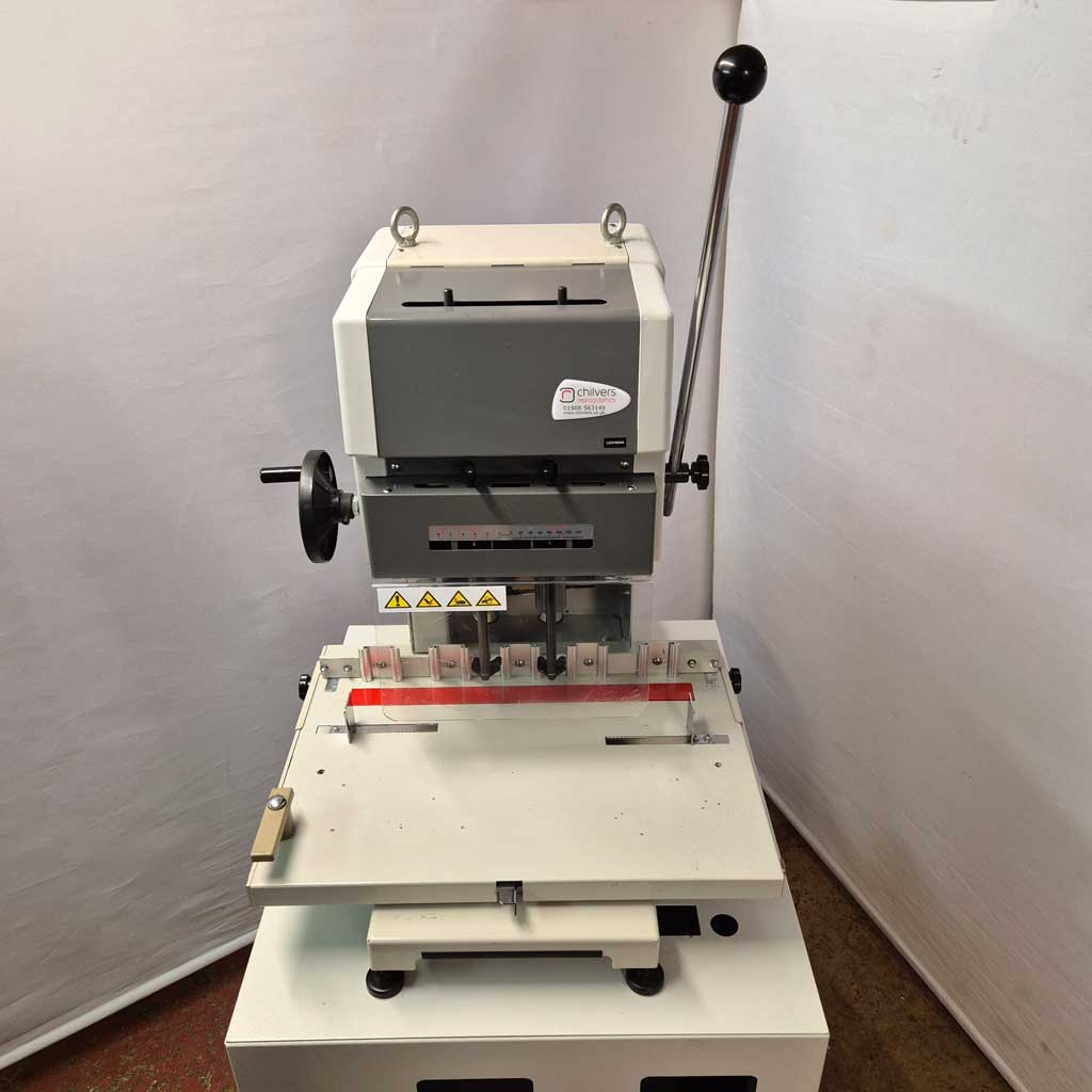 Used / Pre-owned Uchida VS200 Twin Spindle Paper Drill
