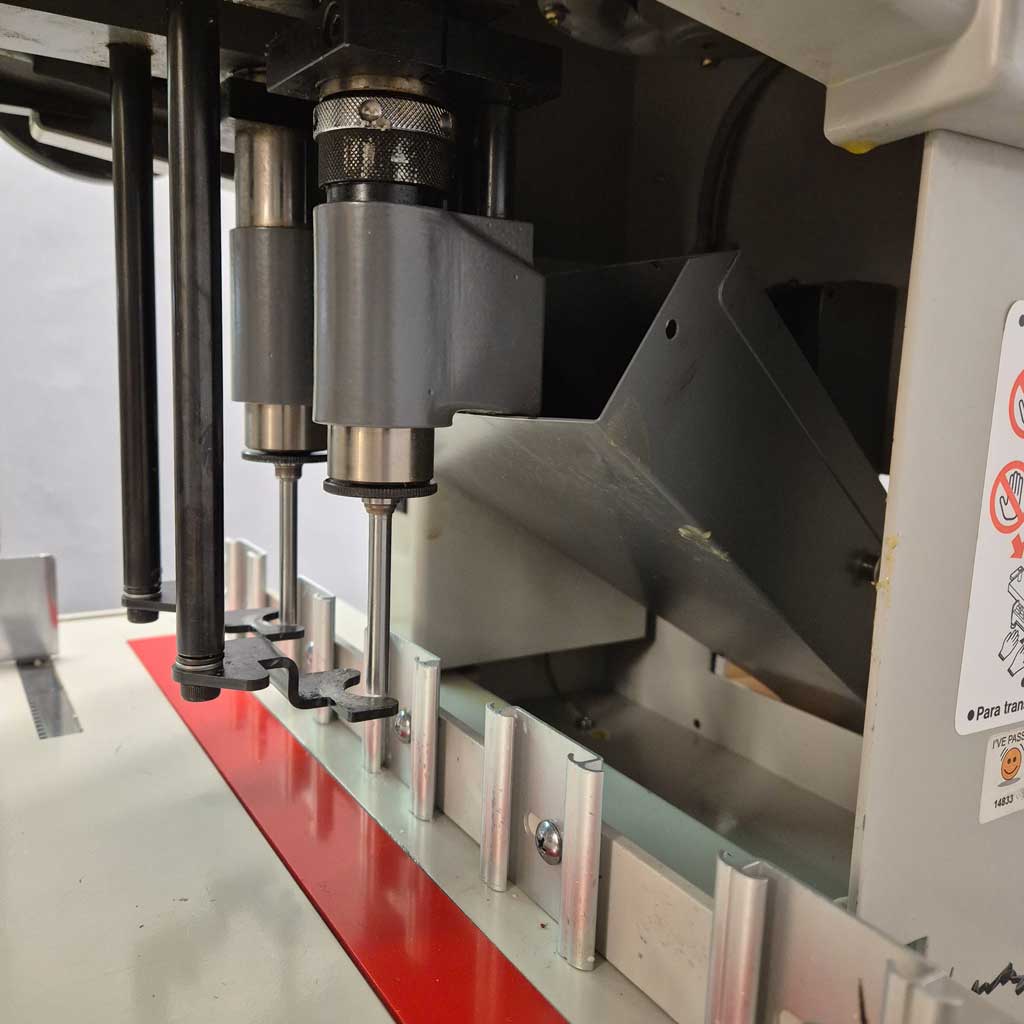 Used / Pre-owned Uchida VS200 Twin Spindle Paper Drill