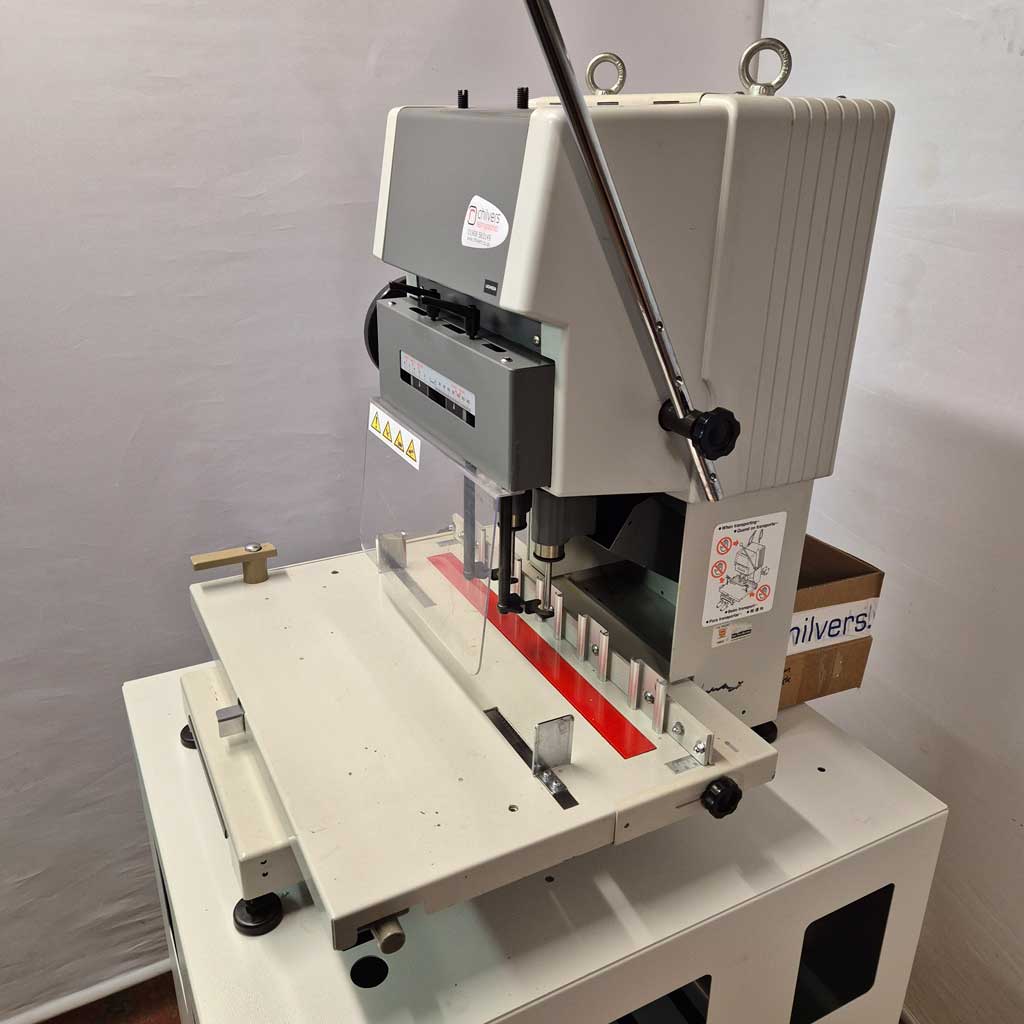 Used / Pre-owned Uchida VS200 Twin Spindle Paper Drill