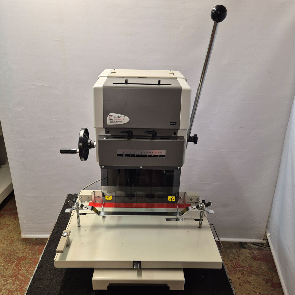 Used / Pre-owned Uchida VS200 Twin Spindle Paper Drill