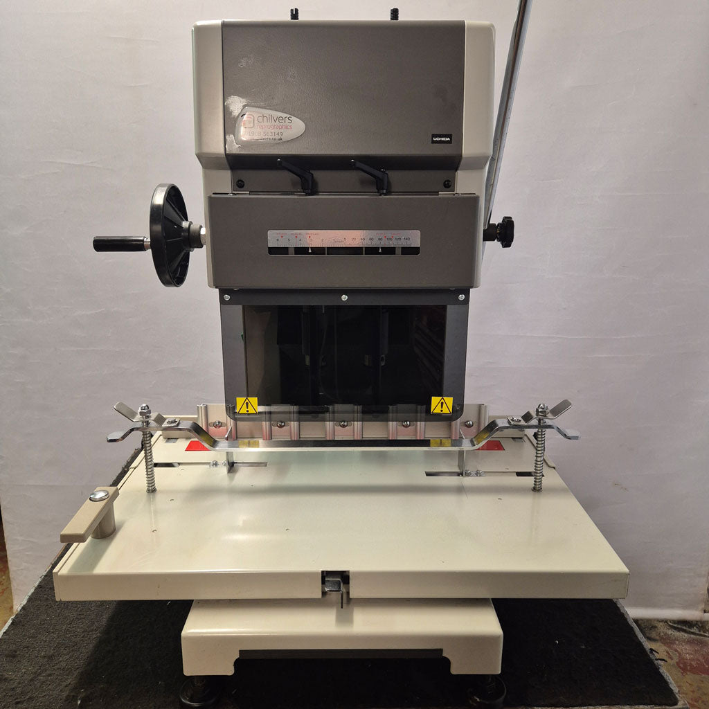 Used / Pre-owned Uchida VS200 Twin Spindle Paper Drill