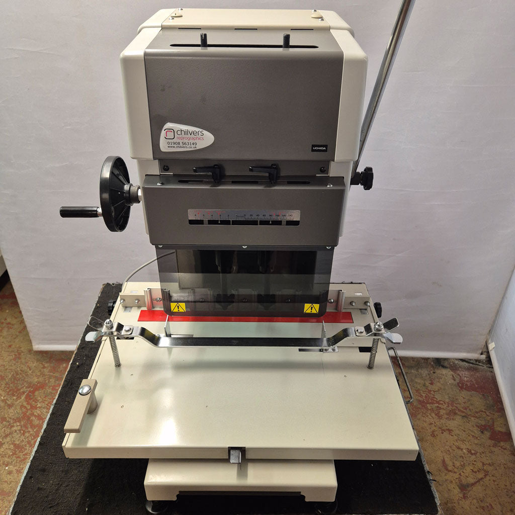 Used / Pre-owned Uchida VS200 Twin Spindle Paper Drill