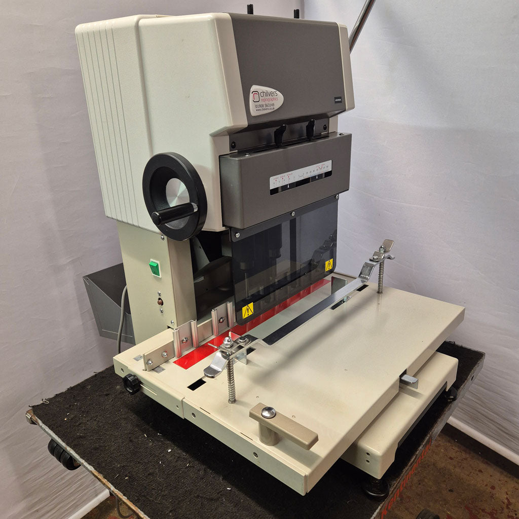 Used / Pre-owned Uchida VS200 Twin Spindle Paper Drill