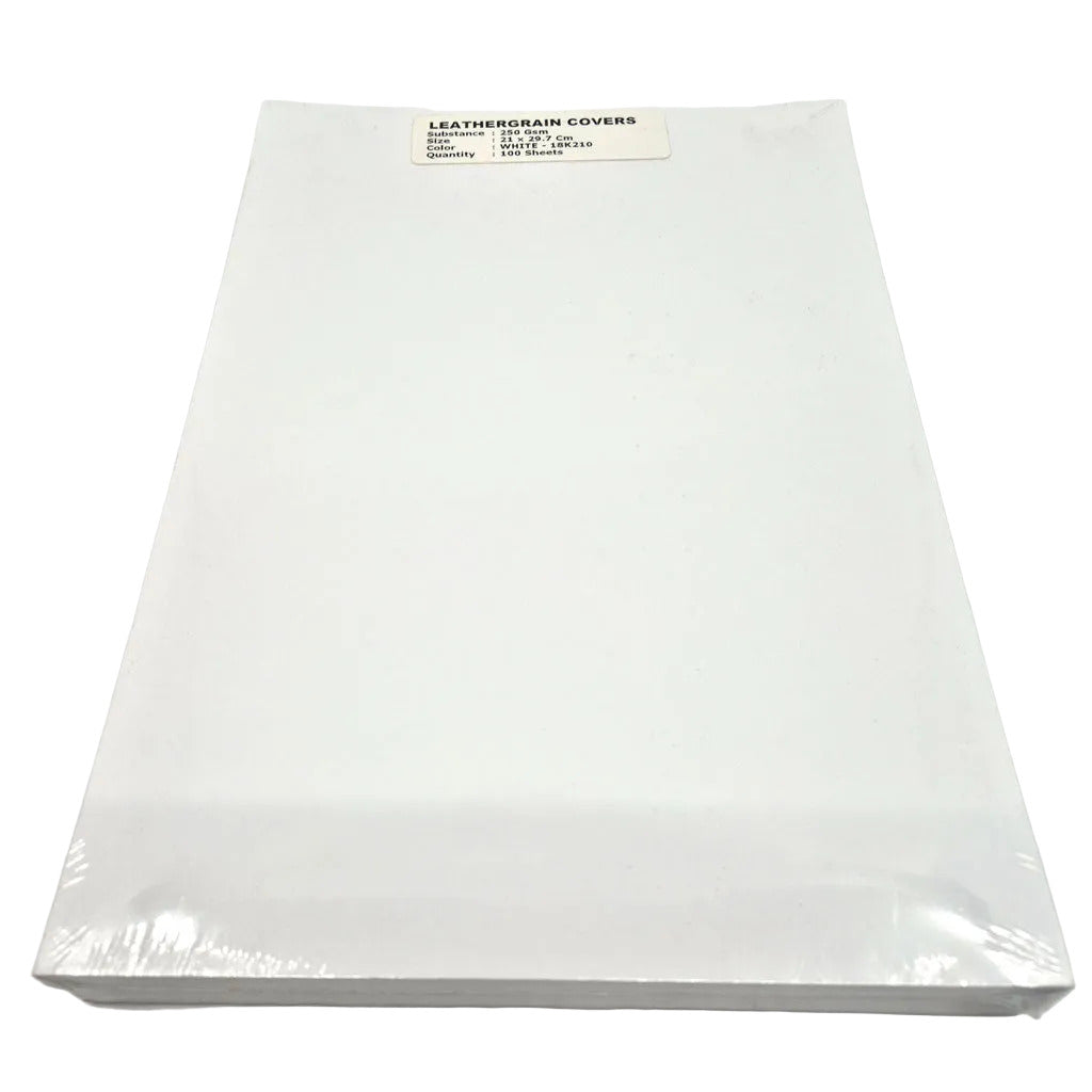 A4 Leather Embossed Covers (100)
