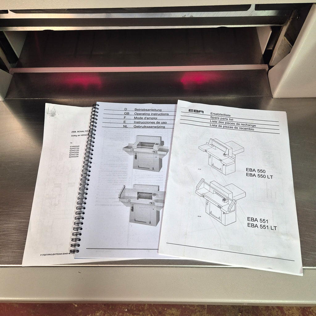 Used / Pre-owned EBA 551 Guillotine