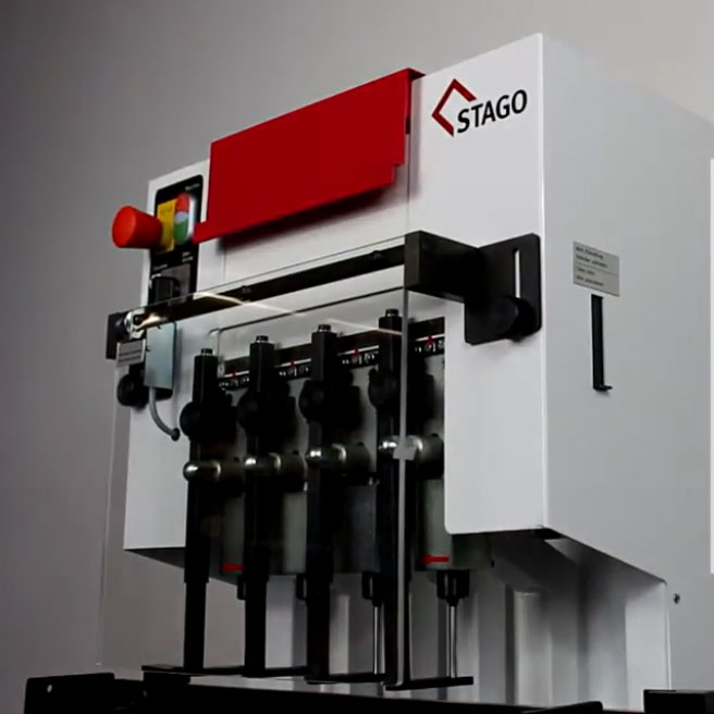 Stago 5010 four head Paper Drill