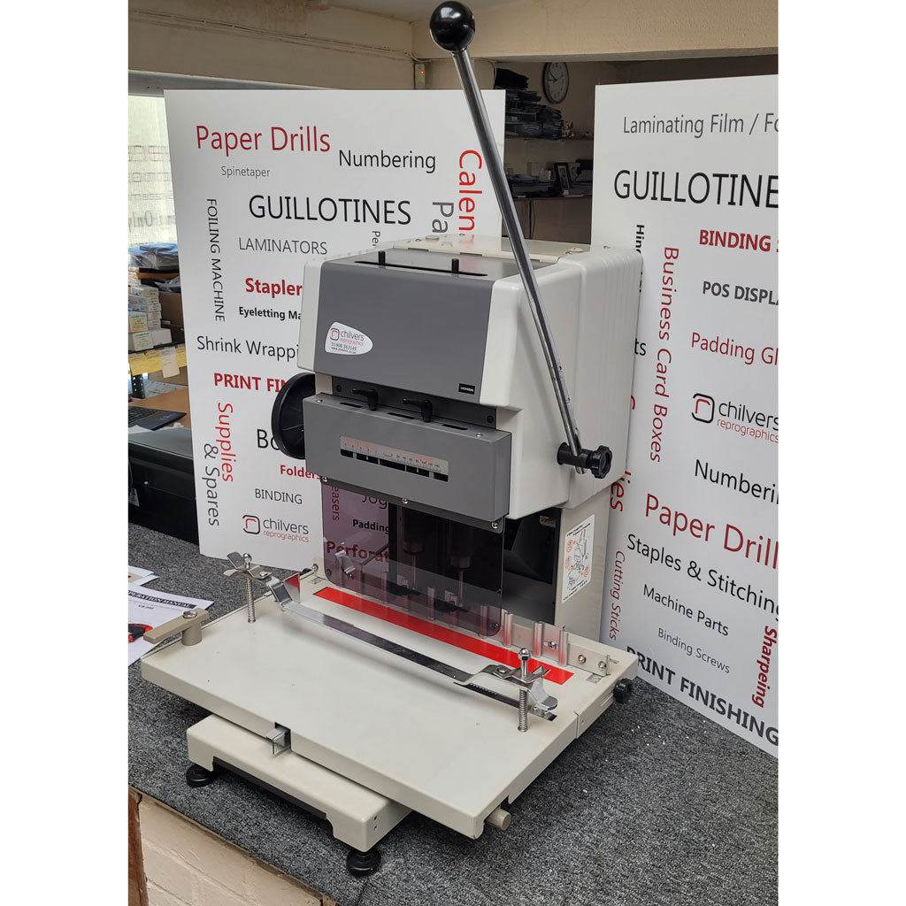 Used / Pre-owned Uchida VS200 Twin Spindle Paper Drill