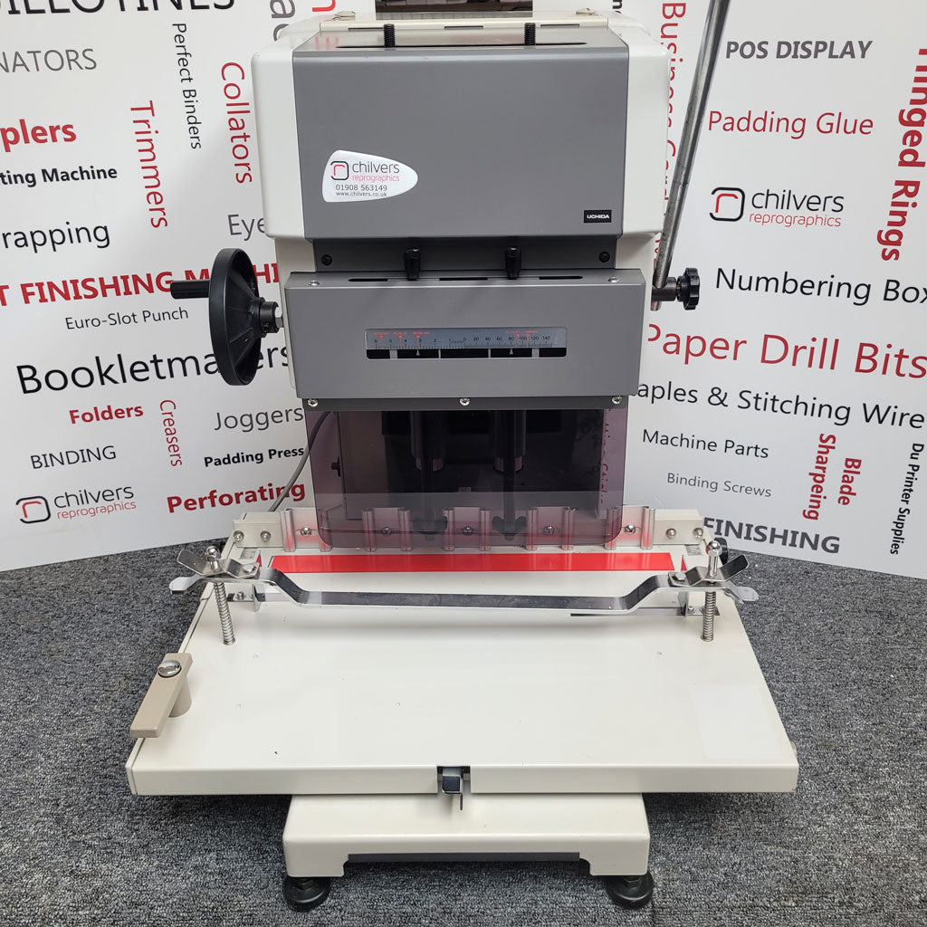 Used / Pre-owned Uchida VS200 Twin Spindle Paper Drill