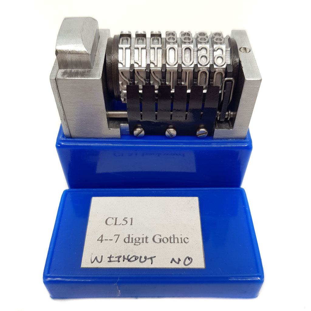 Box Numbring Numbering - Chilvers Reprographics