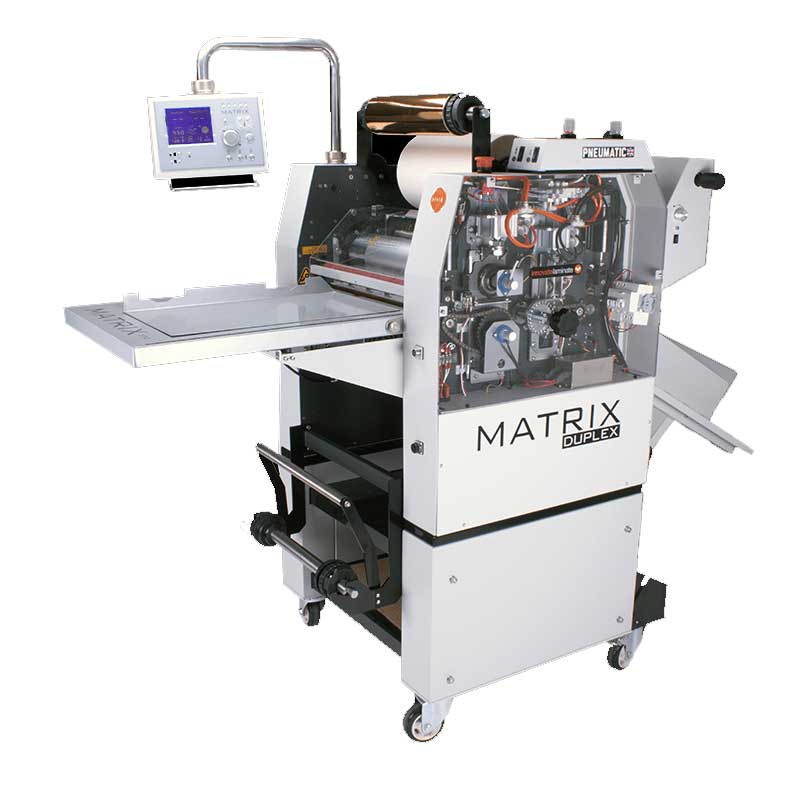 Matrix MX 370DP Duplex Pneumatic Laminator/Foiler