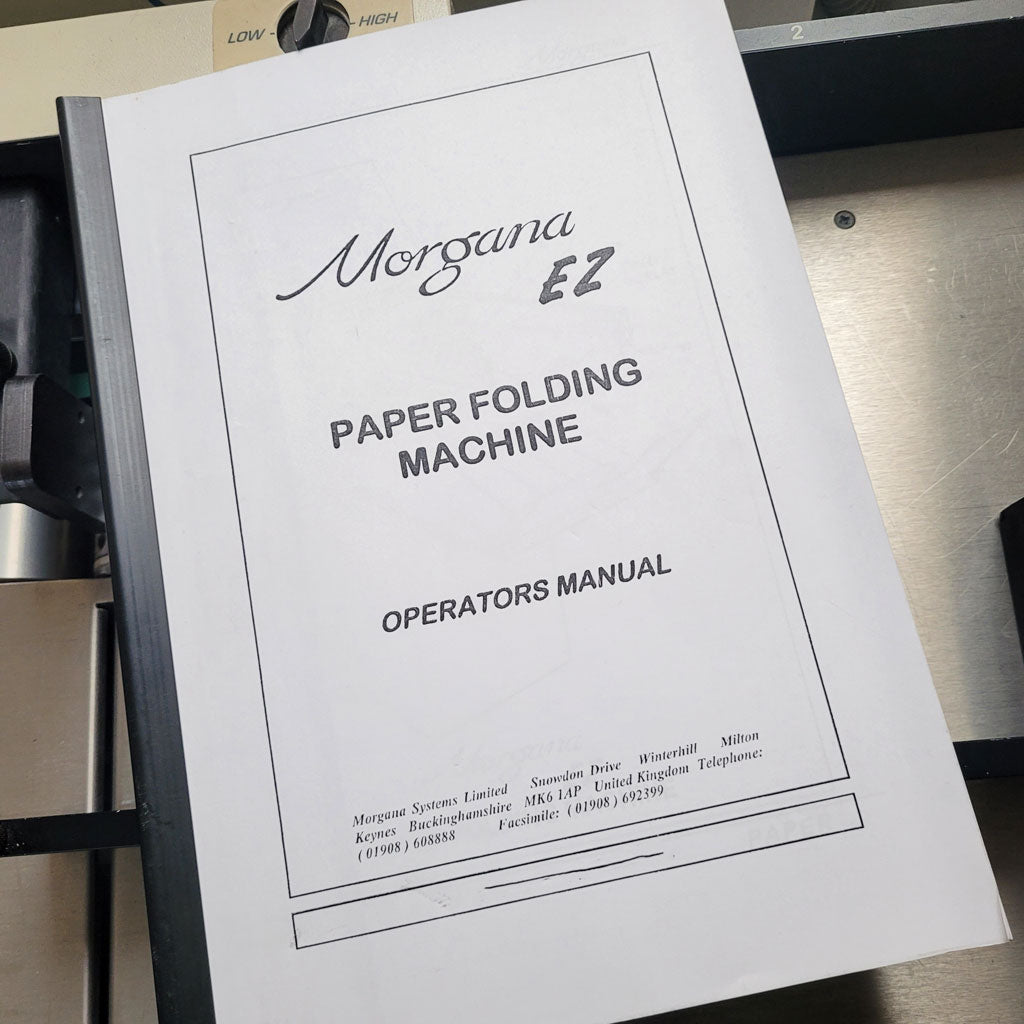 Used / Pre-owned Morgana Junior Paper Folder with Perforator