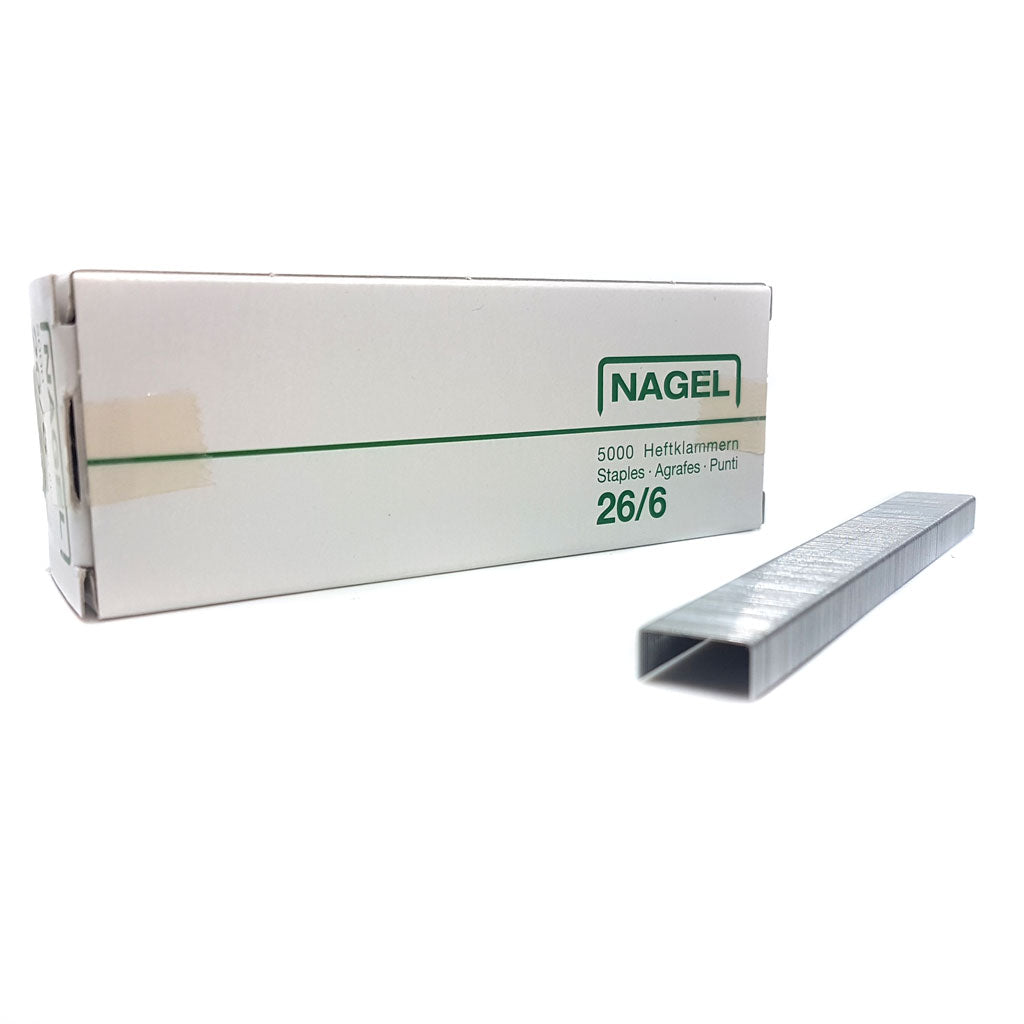 Nagel 26/6 Staples (x5 boxes)