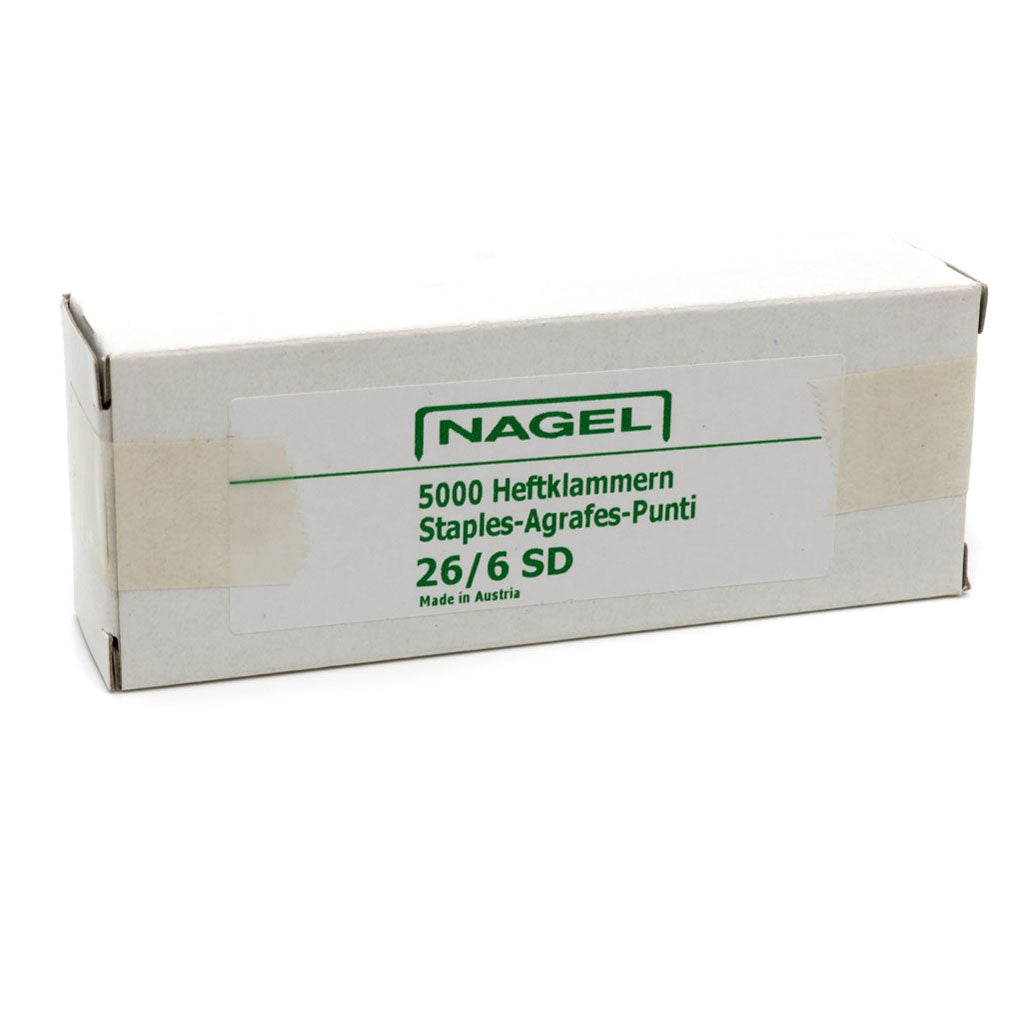 Nagel 26/6 Super Hard Chisel Point Staples