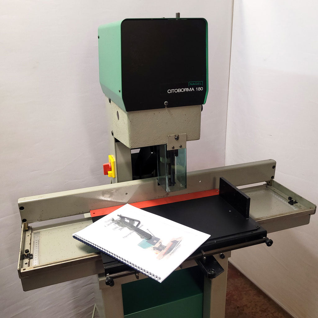 Used / Pre-owned Nagel Citoborma 180 Paper Drill (Foot Pedal)