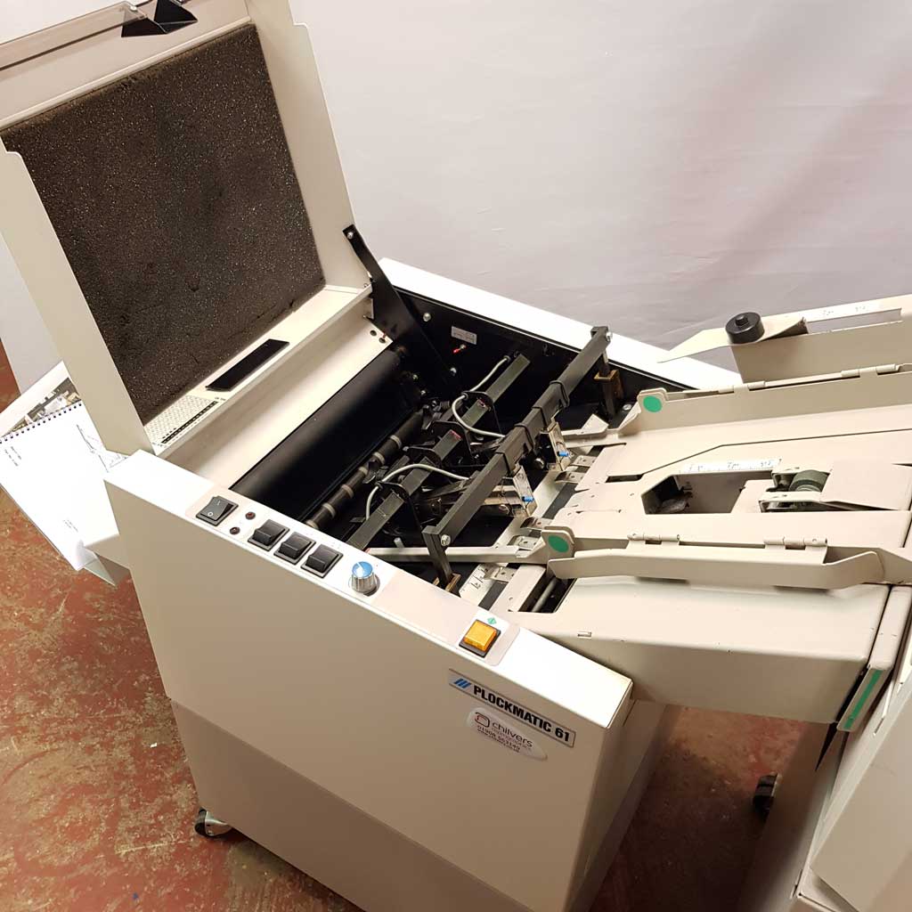 Used / Pre-owned Plockmatic 306 Collator + Plockmatic 61 Booklet Maker System