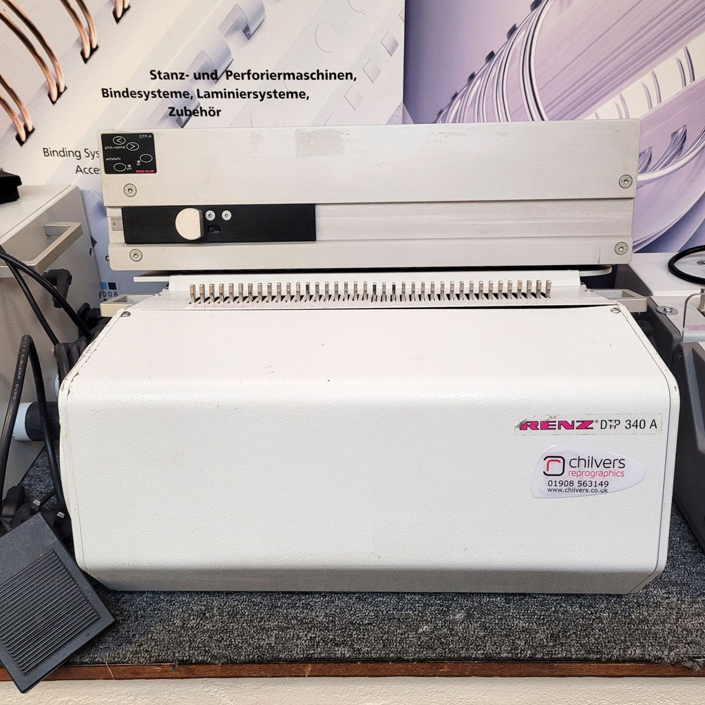 Used / Pre-owned Renz DTP-340A 2:1 Wire Binder