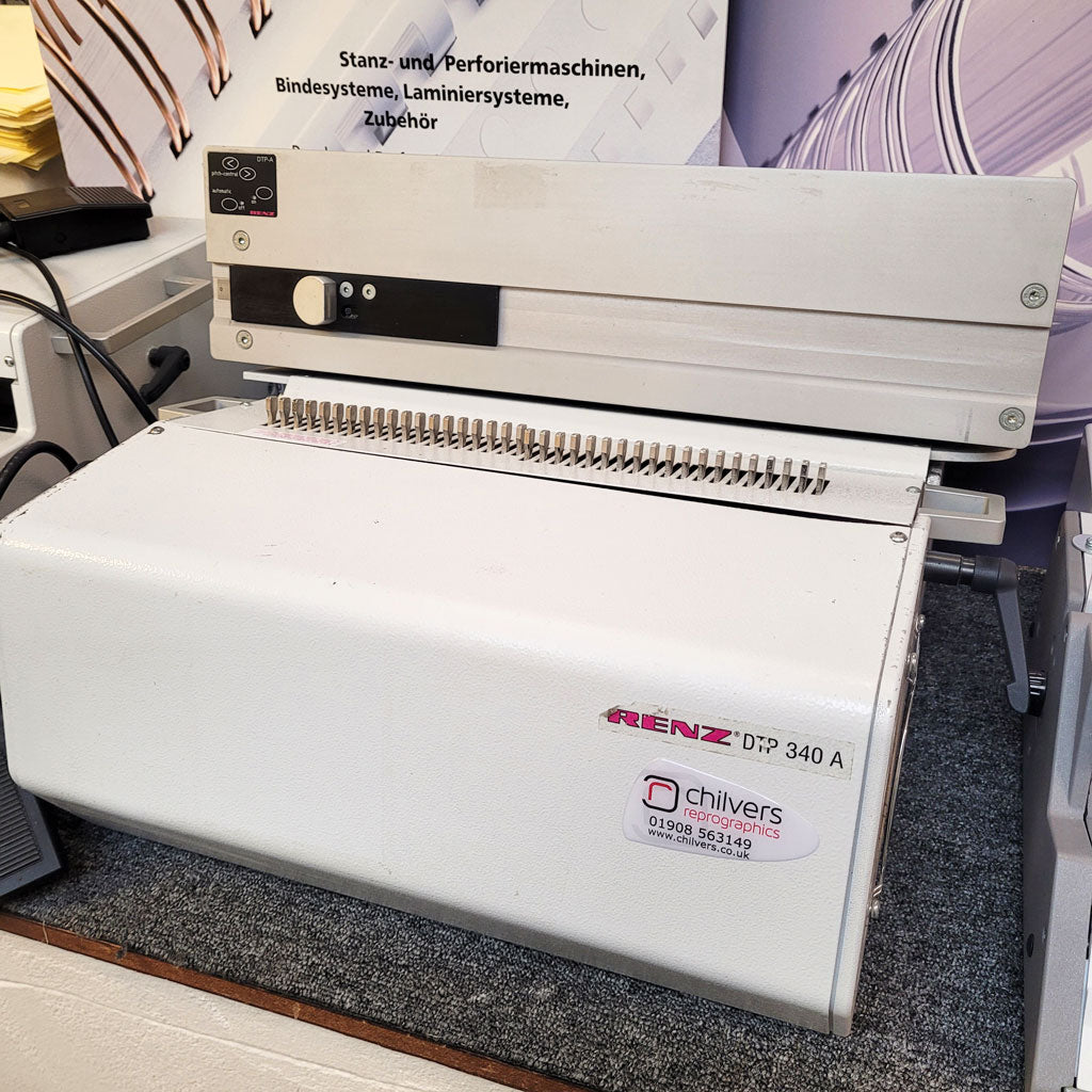 Used / Pre-owned Renz DTP-340A 2:1 Wire Binder