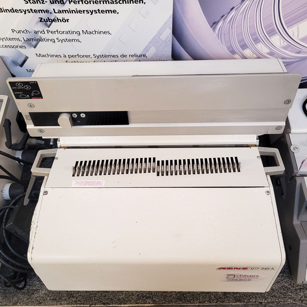 Used / Pre-owned Renz DTP-340A 2:1 Wire Binder